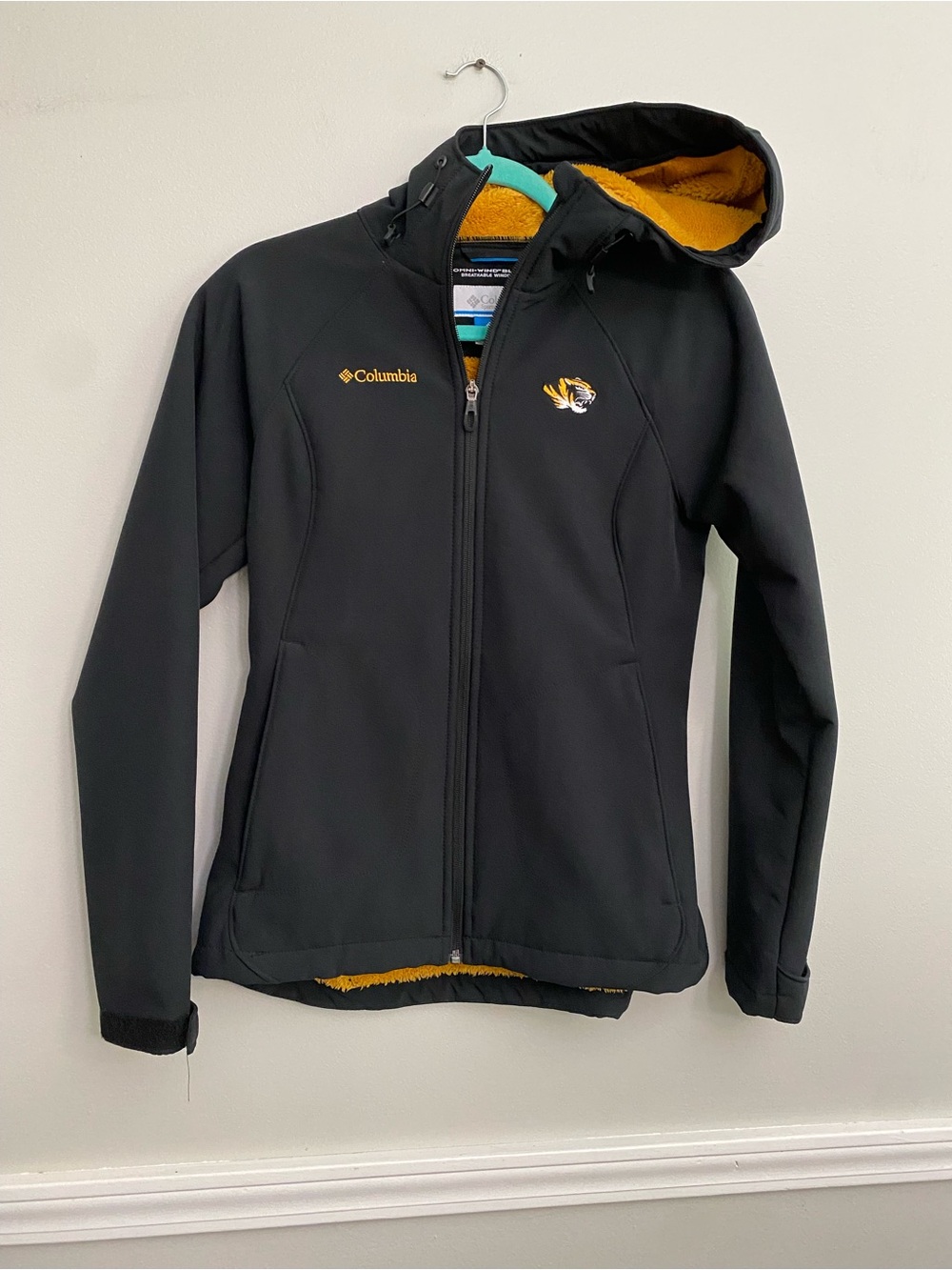 Women’s Columbia Mizzou Fleece Lined Jacket Windbreaker‎ - S